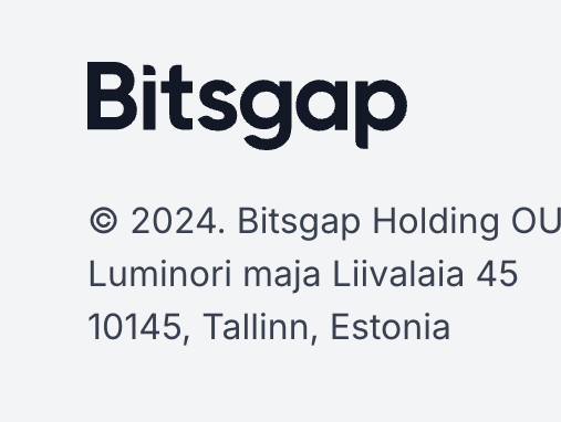 Регистрация компании Bitsgap